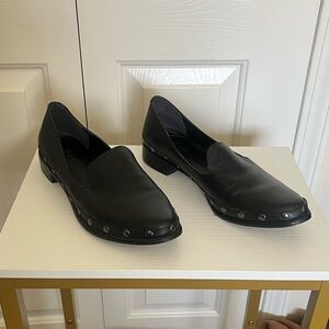 M4d3 Women’s Black Studded Slip-On Women's Loafers 8.5